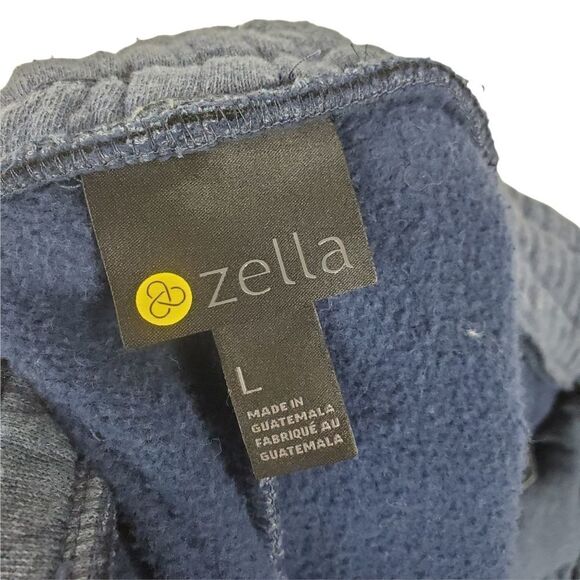 ZELLA Atlas Jogger Sweatpants Pull On Lounge Tie Waist Navy Halite Pockets Mens - Picture 7 of 8